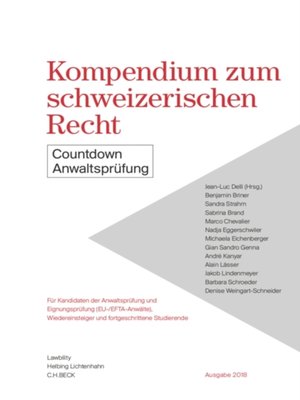 cover image of Kompendium zum schweizerischen Recht